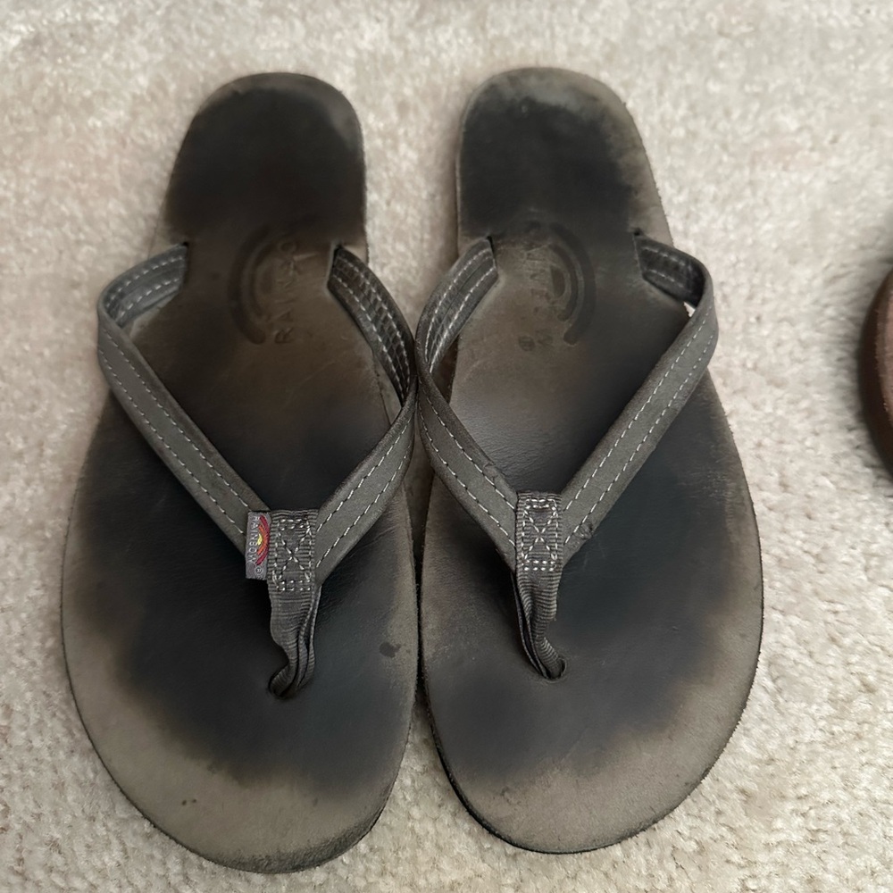 Rainbow Gray Sandals